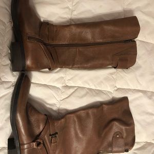 Brown Leather Boots
